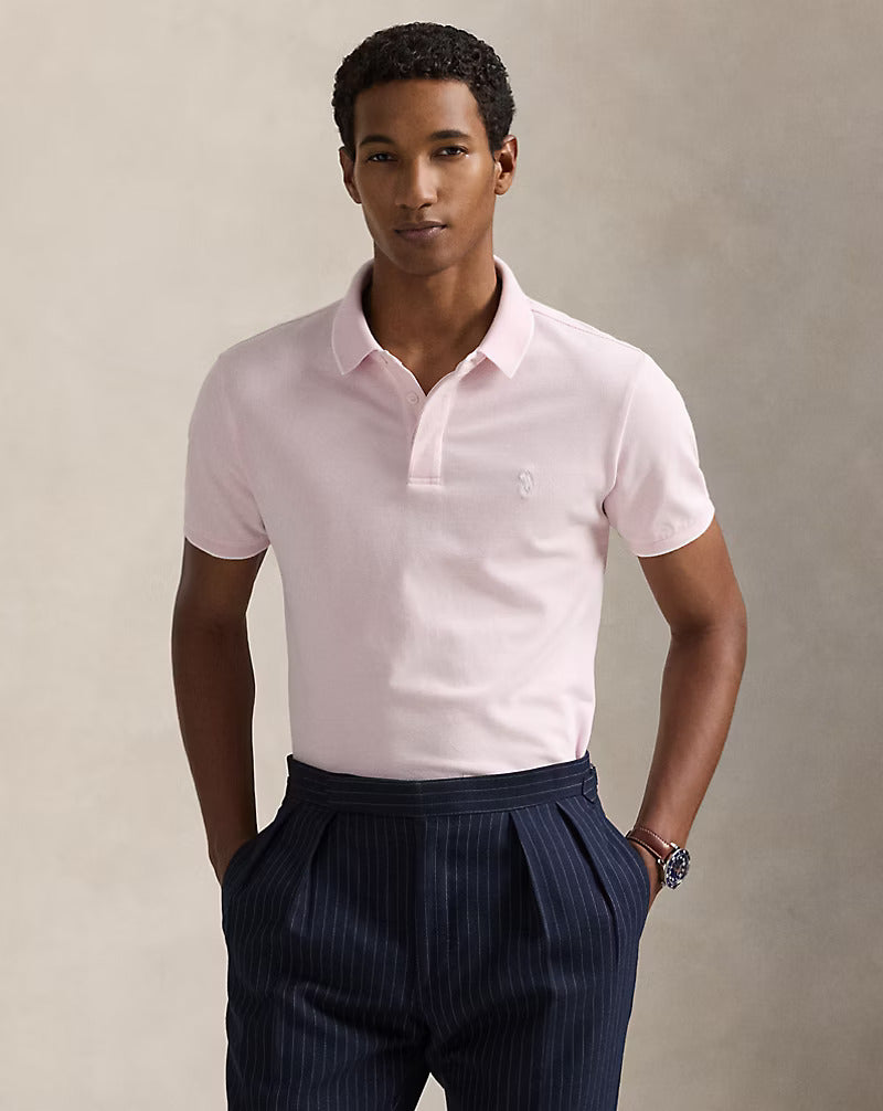 Polo in piqué Oxford Custom Slim-Fit