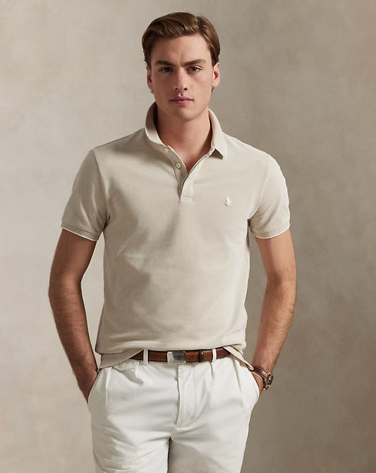 Polo in piqué Oxford Custom Slim-Fit